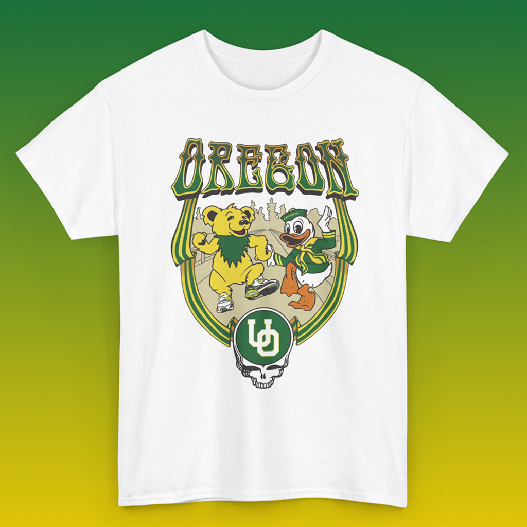 Oregon Grateful Ducks It Never Rains in Autzen Stadium Front Oregon Grateful Ducks It Never Rains in Autzen Stadium Front
