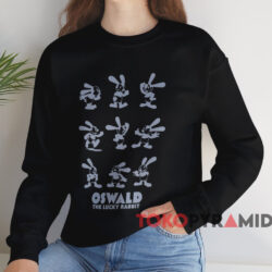 Oswald The Lucky Rabbit T-shirt 4 Oswald The Lucky Rabbit T shirt Black Sweatshirt