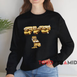 Ovo Chrome Owl Shirt Black Sweatshirt