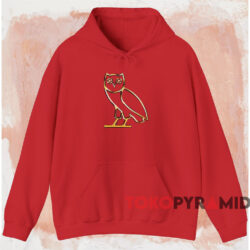 Ovo Liquid Metal Shirt Red Hoodie