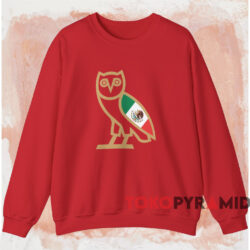 OVO Mexico OG Owl T-Shirt 2 Ovo Mexico Og Owl T shirt Red Sweatshirt