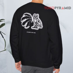 OVO x Raptors Athletic Centre Shirt 4 Ovo X Raptors Athletic Centre Sweatshirt Back