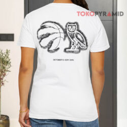 OVO x Raptors Athletic Centre Shirt 2 Ovo X Raptors Athletic Centre T shirt Back