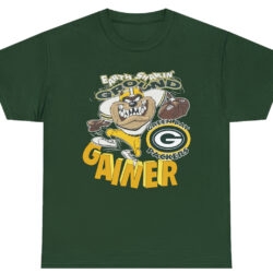 Packers Tasmanian Devil Earth Shaking Ground Gainer T-Shirt 5 Packers Tasmanian Devil Earth Shaking Ground Gainer T shirt