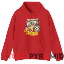 Packers Tasmanian Devil Earth Shaking Ground Gainer T-Shirt 3 Packers Tasmanian Devil Earth Shaking Ground Gainer T shirt Red Hoodie