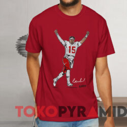 Patrick Mahomes Superstar Pose Shirt Red T shirt