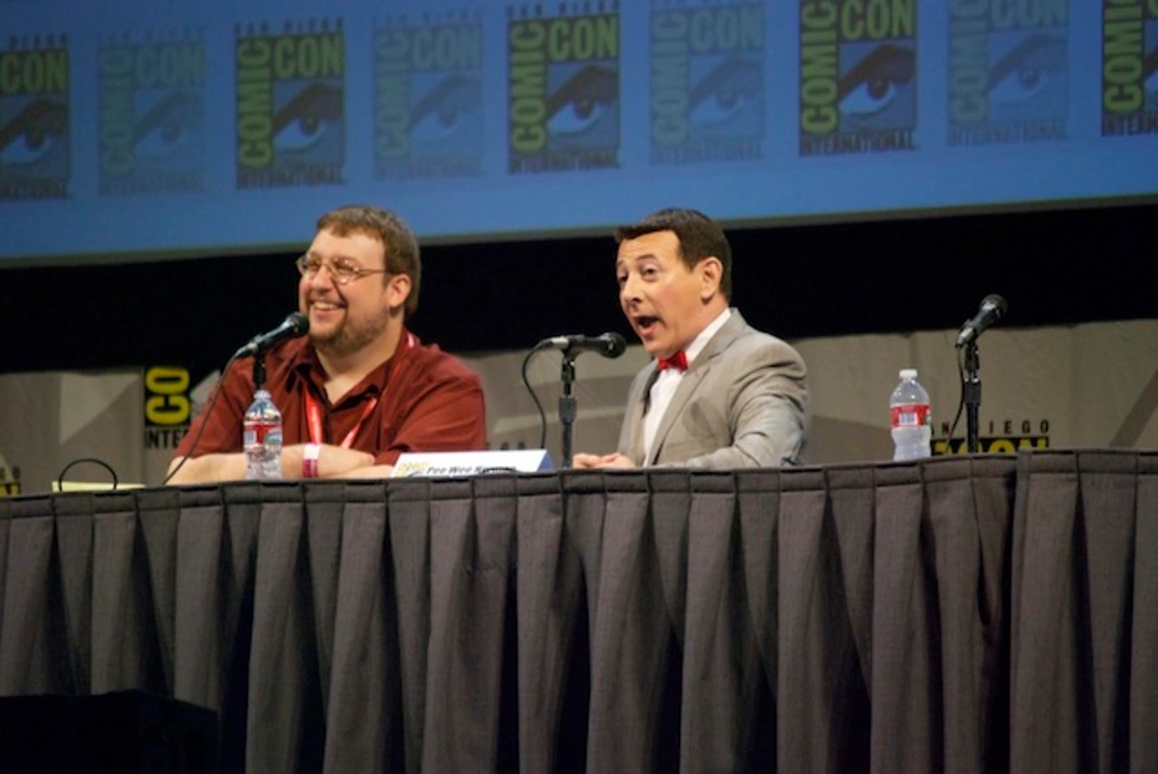 Paul Reubens at the San Diego Comic Con