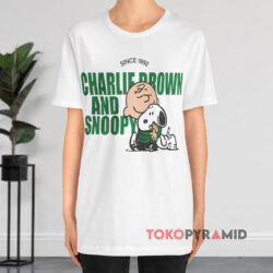 Peanuts Charlie Brown And Snoopy White T shirt