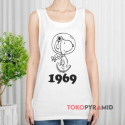 Peanuts Snoopy 1969 Shirt 2 Peanuts Snoopy 1969 White Tank Top