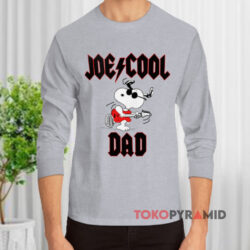 Peanuts Snoopy Joe Cool Dad Grey Long sleeved