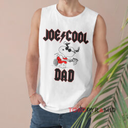 Peanuts Snoopy Joe Cool Dad White Tank Top