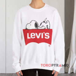 Peanuts Snoopy Levis Shirt 3 Peanuts Snoopy Levis White Sweatshirt