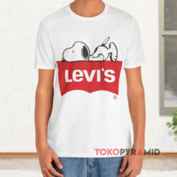 Peanuts Snoopy Levis Shirt 4 Peanuts Snoopy Levis White T shirt