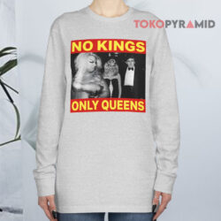 Pedro Pascal No Kings Only Queen Not Trump's Empire 2025 Long sleeved