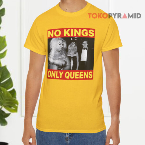 Pedro Pascal No Kings Only Queen Not Trump's Empire 2025 Shirt Pedro Pascal No Kings Only Queen Not Trump's Empire 2025 Shirt