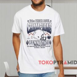 Penn State Nittany Lions 2024 Cfp Vrbo Fiesta Bowl Champions Shirt White T shirt