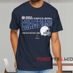 Penn State Nittany Lions 2024 Vrbo Fiesta Bowl Champions Quarterfinal Shirt Navy T shirt