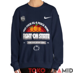 Penn State Nittany Lions Fight On State 2023 Peach Bowl Shirt 4 Penn State Nittany Lions Fight On State 2023 Peach Bowl Shirt