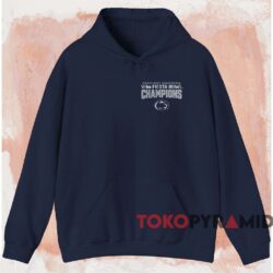 Penn State Nittany Lions Vrbo Fiesta Bowl Champions 2024 Shirt Navy Hoodie