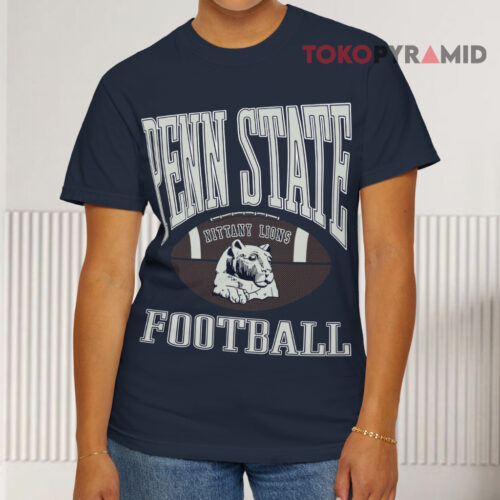Penn State Vintage Football Navy T shirt Penn State Vintage Football Navy T shirt