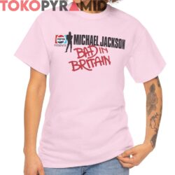 Pepsi Michael Jackson Bad In Britain Shirt
