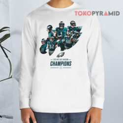 Philadelphia Eagles 2025 Fly Eagles Fly Nfc East Champions Long sleeved