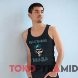 Philadelphia Eagles Iron Maiden Nfl T shirt Black TankTop