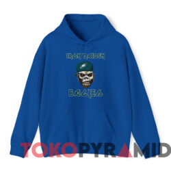 Philadelphia Eagles Iron Maiden Nfl T shirt Blue Hoodie