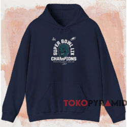 Philadelphia Eagles Jalen Hurts Super Bowl LIX Champions Shirt 4 Philadelphia Eagles Jalen Hurts Super Bowl Lix Champions Shirt Navy Hoodie
