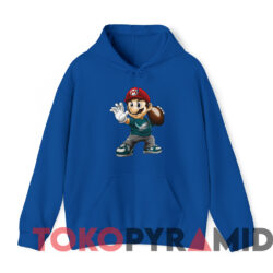 Philadelphia Eagles Mario Nintendo Nfl T shirt Blue Hoodie