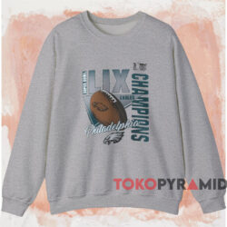 Philadelphia Eagles Own The Moment Super Bowl LIX Champions Shirt 3 Philadelphia Eagles Own The Moment Super Bowl Lix Champions Shirt Grey Sweatshirt