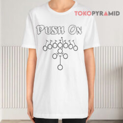 Philadelphia Eagles Push On White T shirt