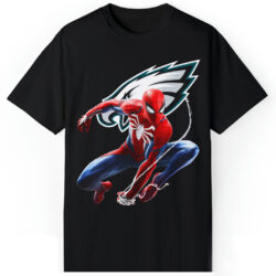 Philadelphia Eagles Spiderman Logo T-shirt 5 Philadelphia Eagles Spiderman Logo T shirt