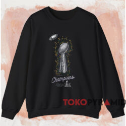 Philadelphia Eagles Trophy Super Bowl LIX Champions Shirt 3 Philadelphia Eagles Trophy Super Bowl Lix Champions Shirt Black Sweatshirt 1