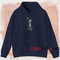 Philadelphia Eagles Trophy Super Bowl Lix Champions Shirt Navy Hoodie