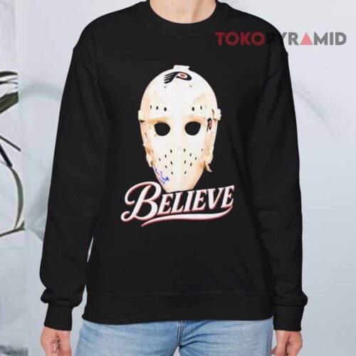 Philadelphia Flyers Mask Believe Black Sweatshirt