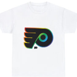 Philadelphia Flyers Rainbow Pride Logo T-Shirt 5 Philadelphia Flyers Rainbow Pride Logo T shirt