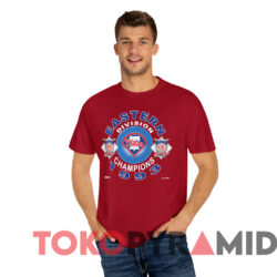 Philadelphia Phillies Eastern Division Champions 1993 T shirt Red T shirt