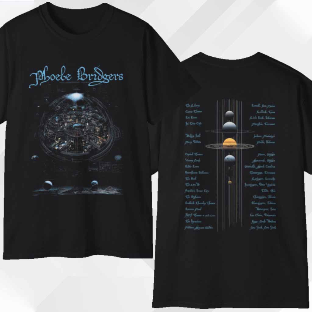 Phoebe Bridgers Planetarium T shirt Phoebe Bridgers Planetarium T shirt