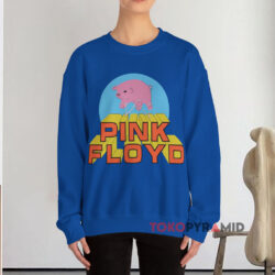 Pink Floyd Animals Flying Pig Shirt 3 Pink Floyd Animals Flying Pig Blue Sweatshirt