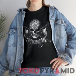 Pirate Skull Blood Graphic Woman T shirt