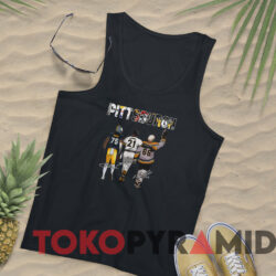 Pittsburgh Sports Teams Greene Clemente Mario Lemieux T shirt Black TankTop