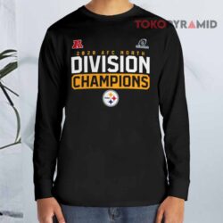 Pittsburgh Steelers 2020 AFC North Division Champions Shirt 4 Pittsburgh Steelers 2020 Afc North Division Champions Long sleeved