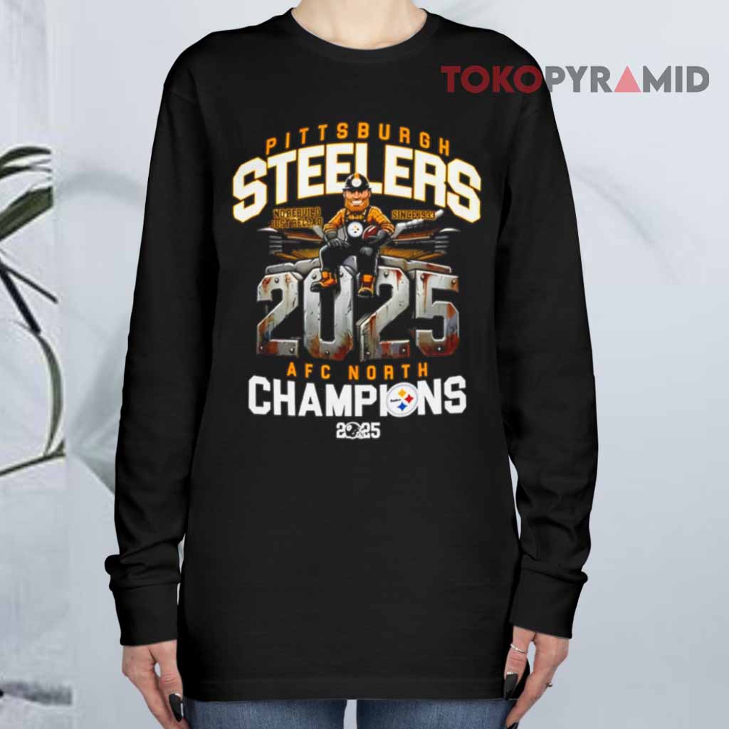 Pittsburgh Steelers Afc North Champions 2025 Long sleeved Pittsburgh Steelers Afc North Champions 2025 Long sleeved