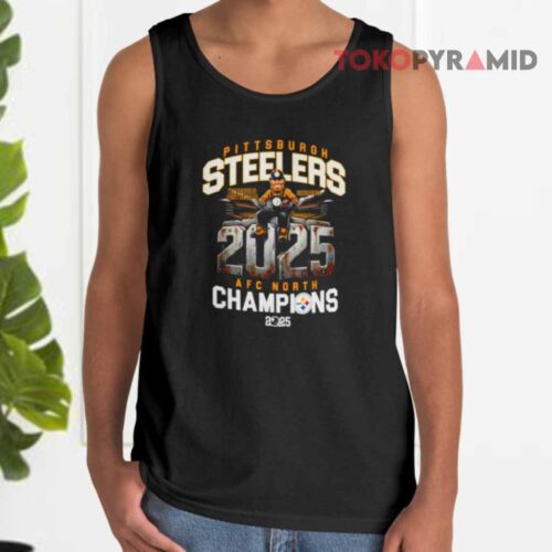 Pittsburgh Steelers Afc North Champions 2025 Tank Top Pittsburgh Steelers Afc North Champions 2025 Tank Top