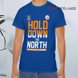 Pittsburgh Steelers Hold Down The North 2016 Afc North Champions Blue T shirt