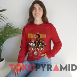 Pittsburgh Steelers Legends Signatures T-Shirt 3 Pittsburgh Steelers Legends Signatures Shirt Red Sweatshirt