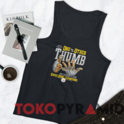 Pittsburgh Steelers One For The Other Thumb Super Bowl T shirt Black TankTop