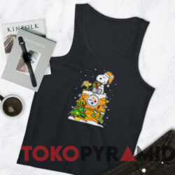 Pittsburgh Steelers Snoopy Christmas T-shirt 4 Pittsburgh Steelers Snoopy Christmas T shirt Black TankTop