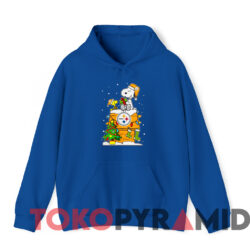 Pittsburgh Steelers Snoopy Christmas T-shirt 2 Pittsburgh Steelers Snoopy Christmas T shirt Blue Hoodie